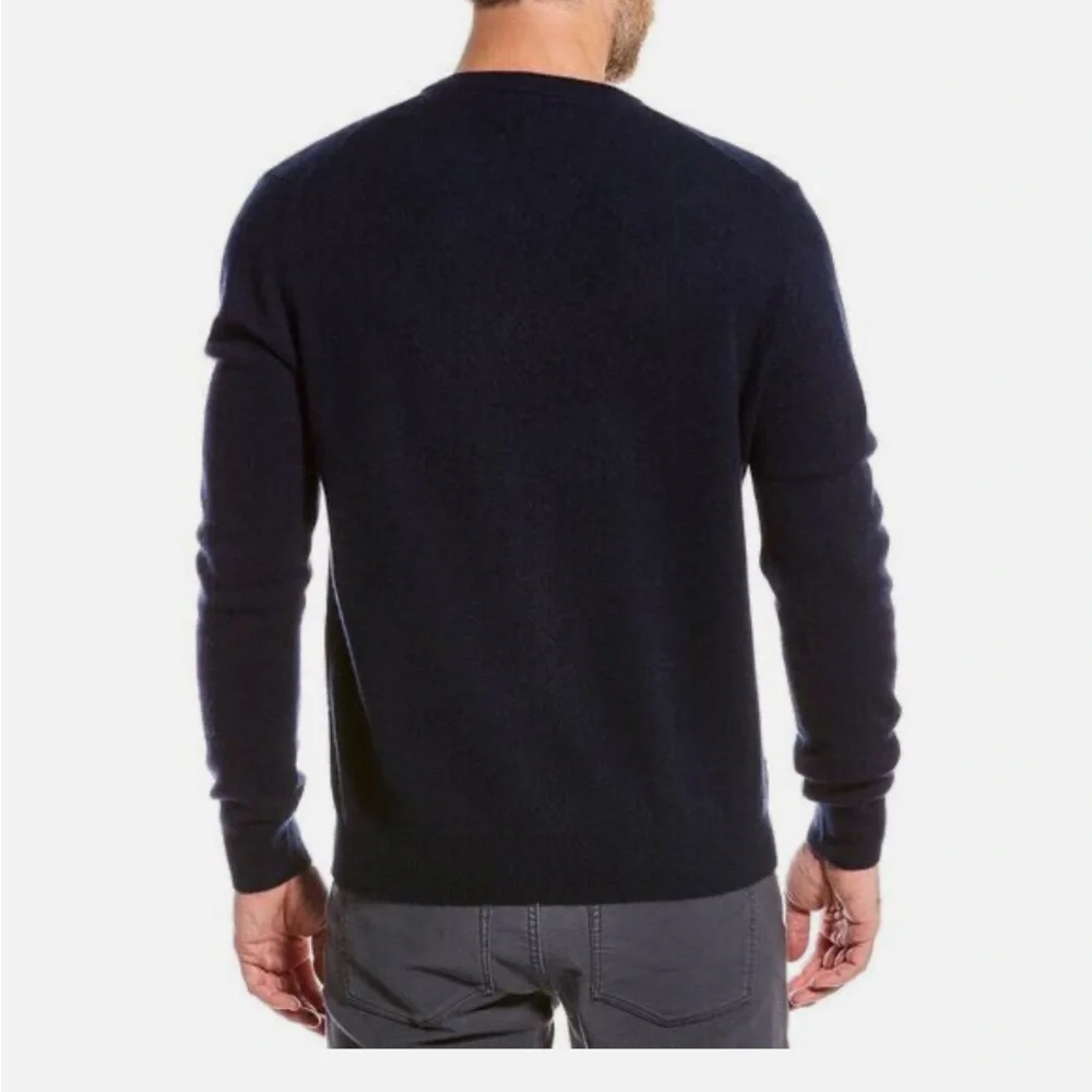NWT M MAGASCHONI Wool Men’s V- Neck Sweater Pullover Gray XXXL Base Layer